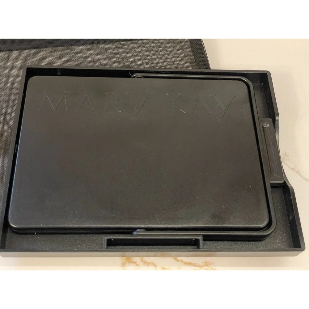 Mary Kay Folding Travel Makeup Mirror &‎ Tray Stand Rotate Mesh Zippered Bag